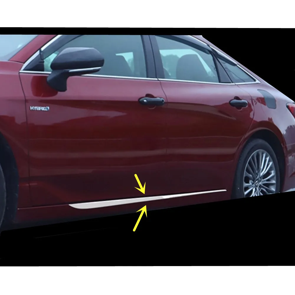 Для Toyota Avalon XX50 автомобильный Стайлинг крышка Дверь обшивка кузова накладка молдинга поток лампы панель бампер вытяжки 4 шт