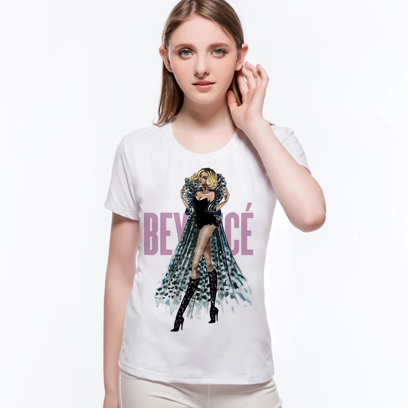 Хип хоп Beyonce футболка Boyfriend Модная хлопковая рубашка Harajuku простая Базовая панк