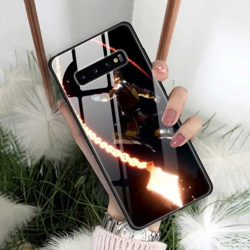 Mmoral Kombat чехол из закаленного стекла для samsung Galaxy S10 S10e S9 S8 Note9 Note 10 Plus 5G A50 A30 силиконовый край Funda Capa - Цвет: 05