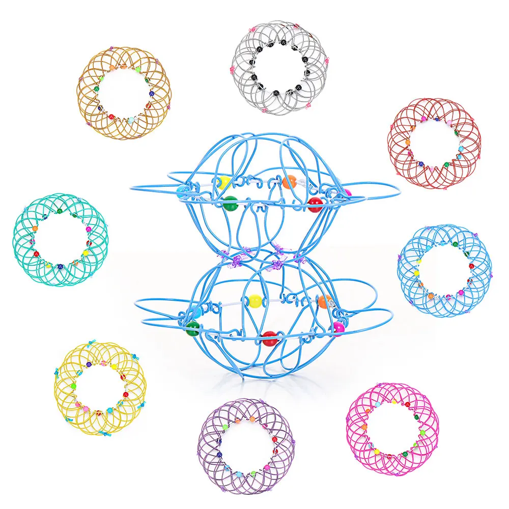 Iron Fidget Toy Anxiety Relief Spinner with Multiple Changes
