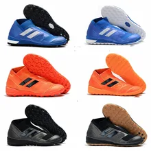 Новое поступление мужские футбольные бутсы Nemeziz Tango 18+ TF в помещении футбольные бутсы Tango 18+ высокие футбольные бутсы scarpe