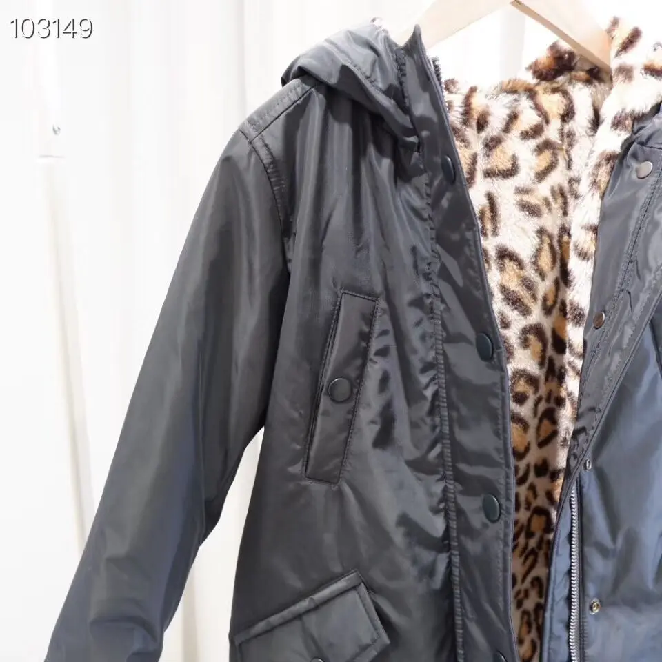 Детское леопардовое пальто; Верхняя одежда; Модная одежда; Размер От 2 до 14 лет в середине ноября