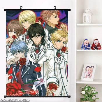 

Anime Vampire Knight Kuran Yuki Kiryu Zero Kiryuu Ichiru wakaba sayori Manga Wall Scroll Mural Poster Fashion Otaku Home Decor