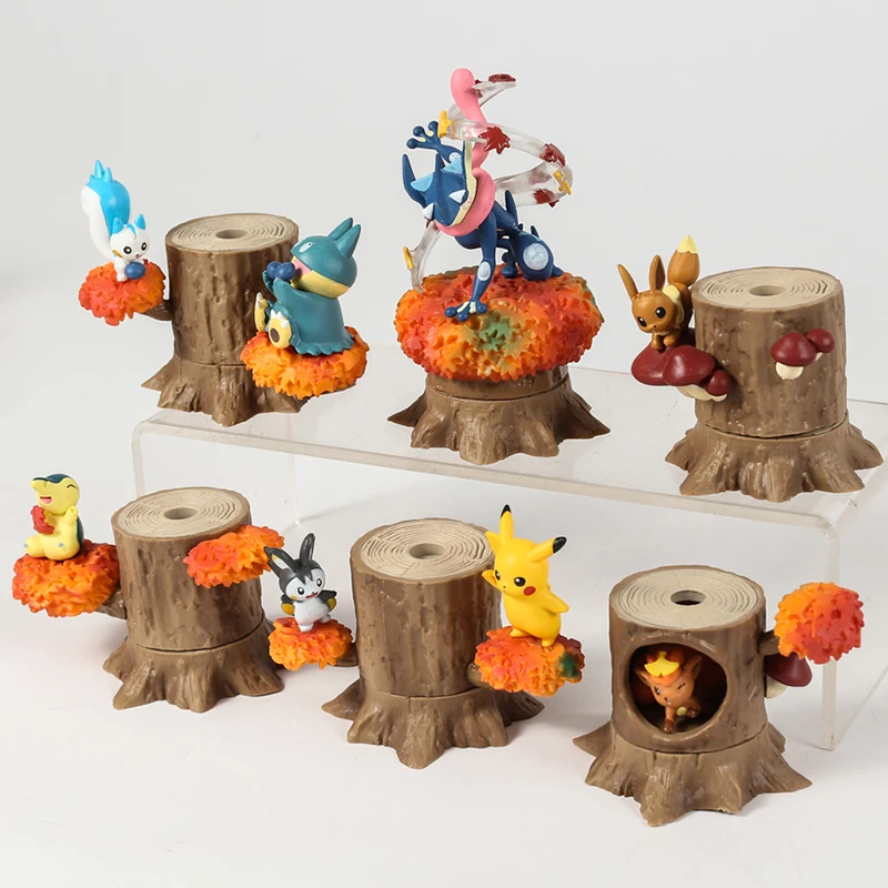 Pokemon Forest 6 Autumn Leaves Complete 6 Figure Set