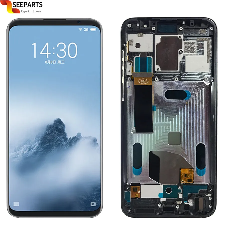 TFT для Meizu 16 16th M882Q ЖК-экран + сенсорная панель замена дигитайзер Датчик Стекло M882H