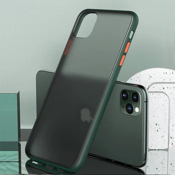 

10 Pcs Luxury Shockproof Case For iPhone X XR XS Max Silicone Translucent Matte phone cover For iPhone 11 pro max 7 8 Plus cases