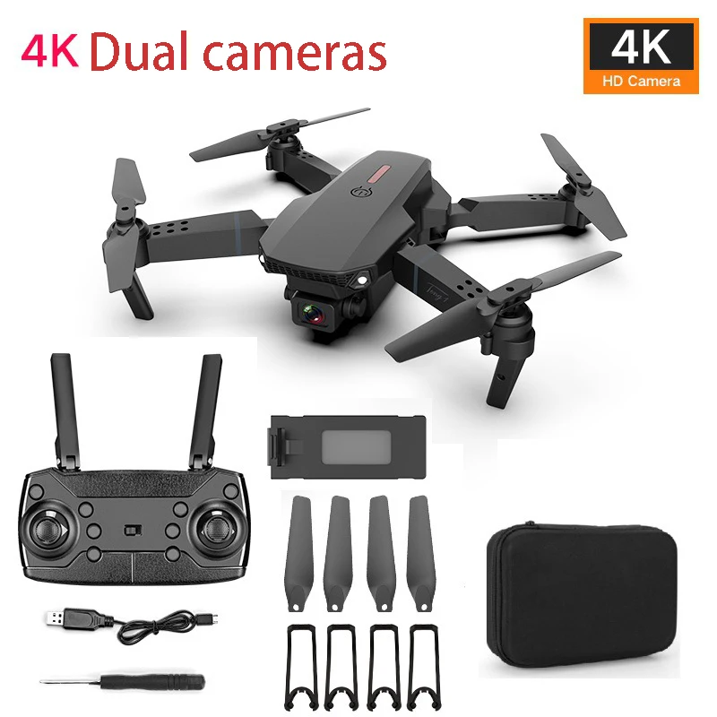 HD 4K RC Квадрокоптер мини Дрон вертолет Профессиональный складной WIFI FPV 1080P камера