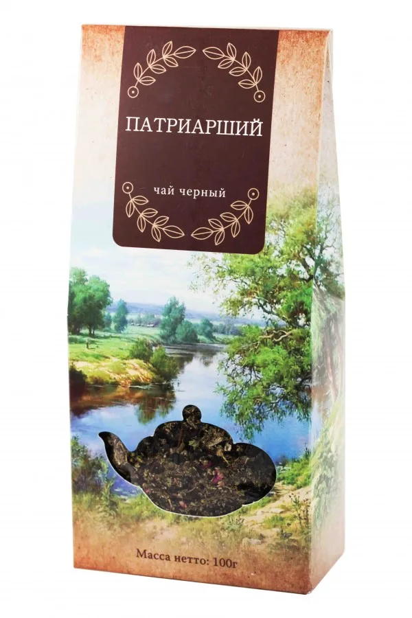 Чай Gutenberg чёрный "Патриарший", уп. 100 г afbeelding