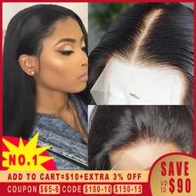 13X6 hd парик из натуральных волос на кружеве, парики из натуральных волос Remy, прямые невидимые прозрачные парики для женщин Atina, не обнаруживаемые, бесклеевые