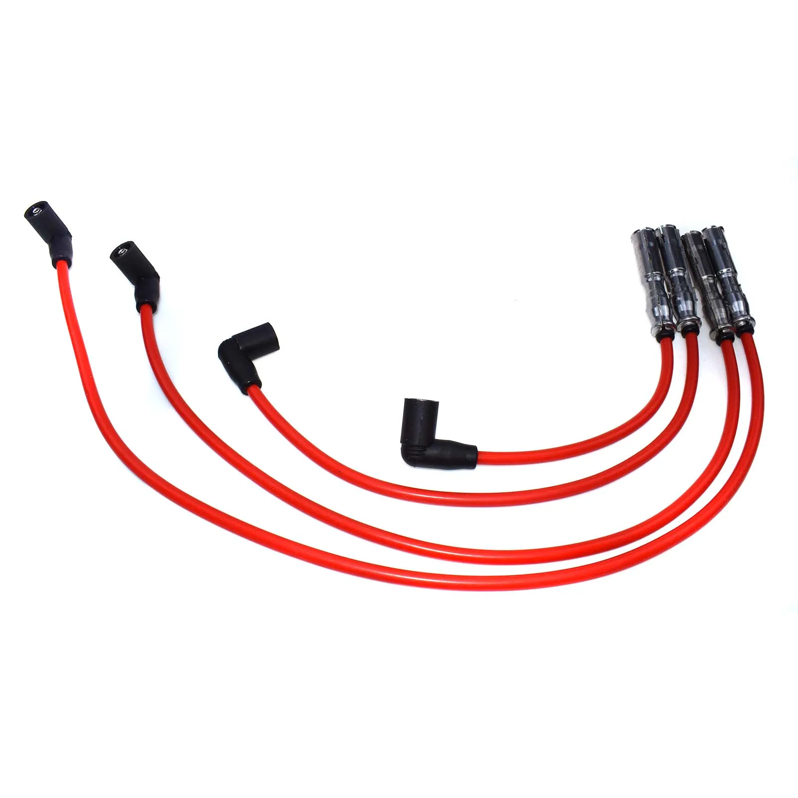 WOLFIGO 7 мм Искра зажигания коммутационный Шнур Комплект 06A998031 06A905409N для VW Beetle, Golf, jetta 1998 1999 2000 2001