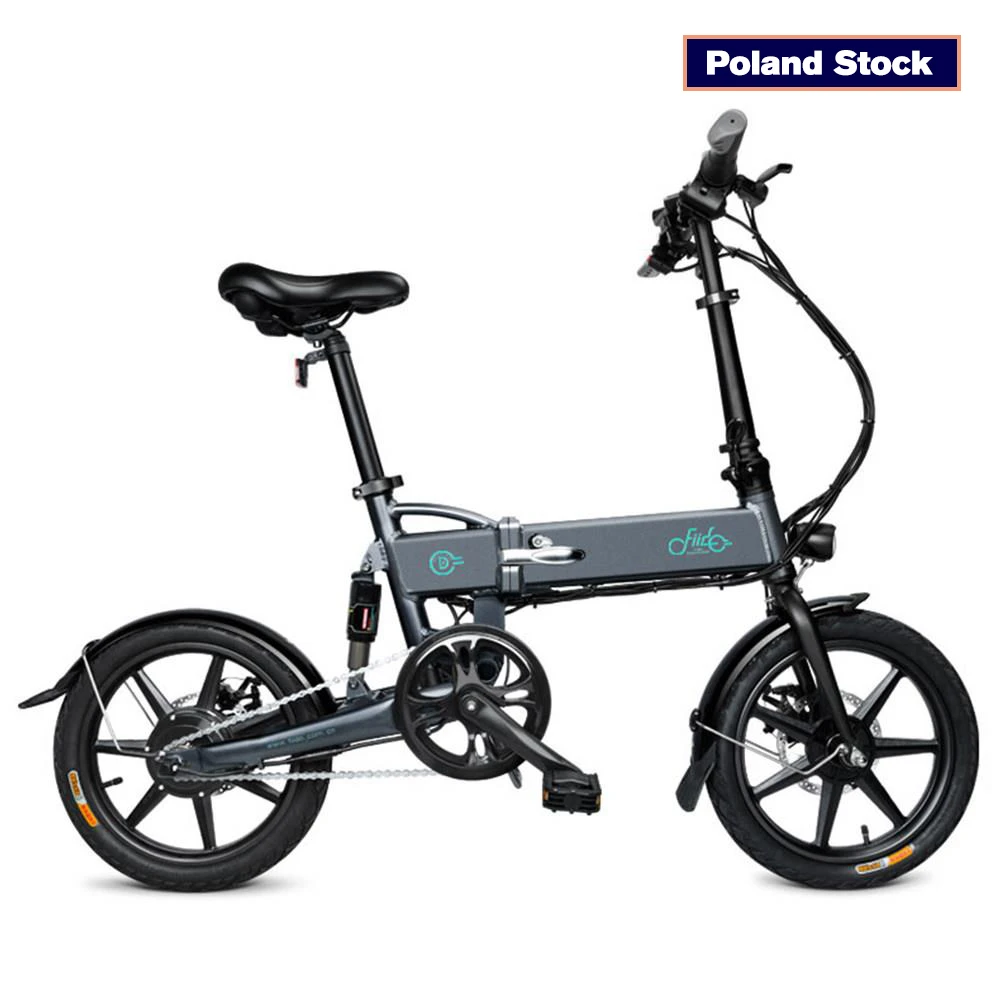 Cheap Fiido D2 Folding Electric Bike Three Riding Modes Ebike 250w Motor 25km/h 25-40km Range E Bike 16 Inch Tire Electric Bicycle 5