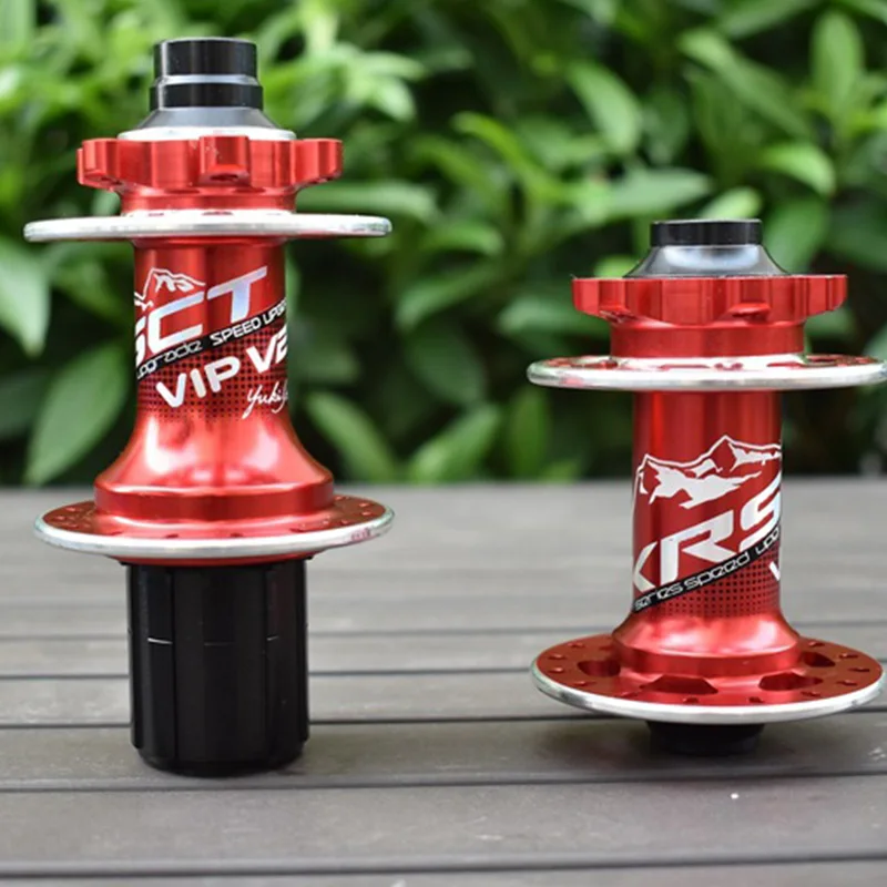 Krsec Front Rear Hub 32 Holes Bicycle Hubs Qr Thru Axis 5 Bearings 6 Pawls 72 Clicks Am Fr Mtb Mountain Bike Ultralight 465G