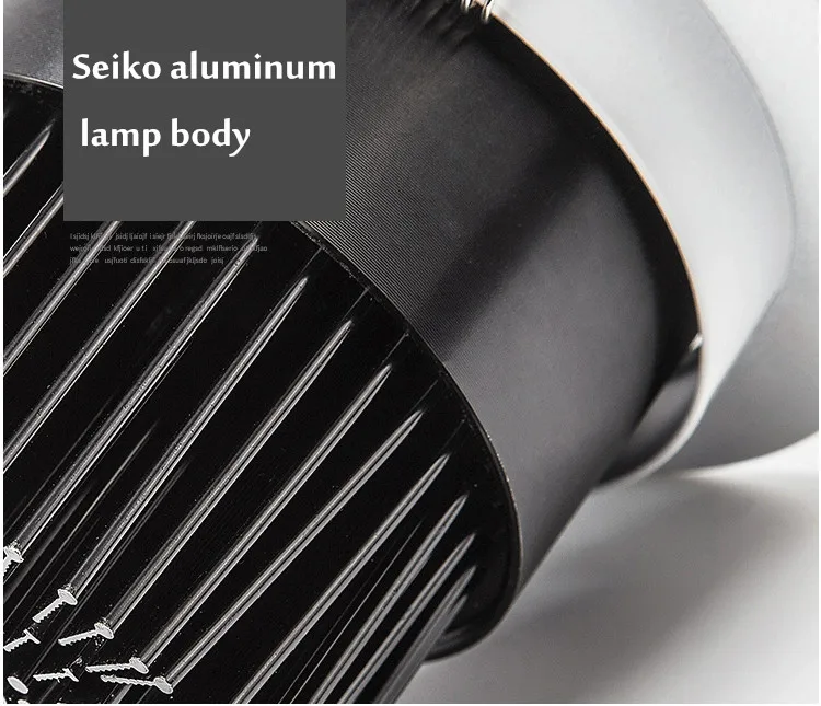 黑色cob射灯led天花灯套装3w5w7w10w12w嵌入式孔灯客厅背景墙筒灯-tmall_25