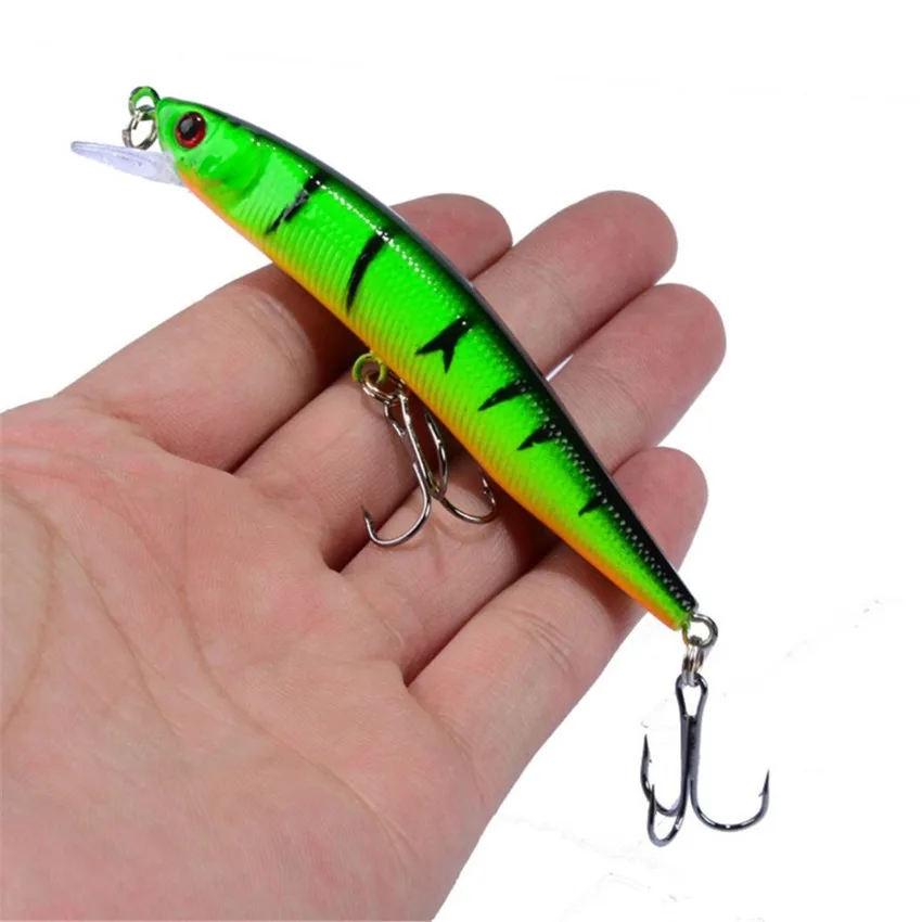 Minnow Wobbler Fishing-Tackle Hard-Bait Floating-Bass Trolling Carp Pesca Artificial