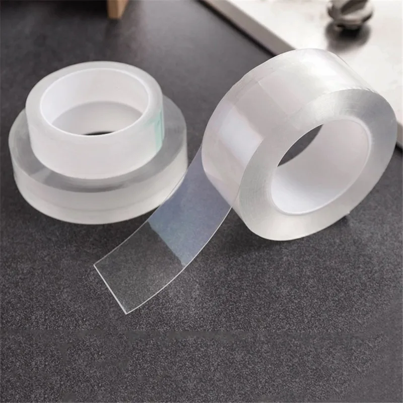 Kitchen Sink Waterproof Mildew Strong Self-adhesive Transparent Tape Nano Tape Bathroom Gap Strip Self-adhesive Pool Water Seal