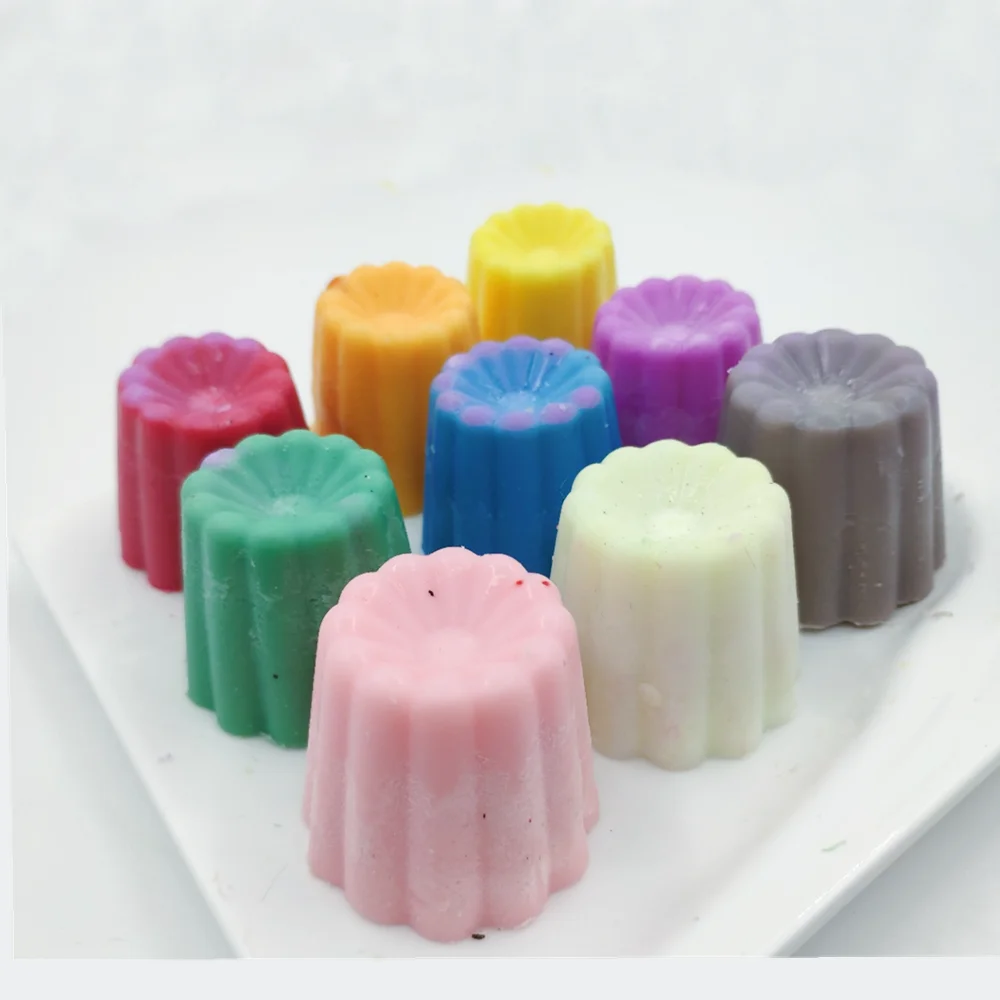 

DIY Silicone Candle Mold for Creative Handmade Candle Making Cylinder Aroma Candle Wax 6 Cavity Molds