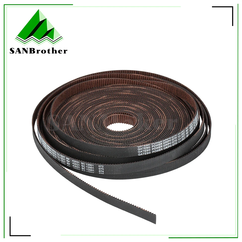 LL-2GT 2GT Gates Belt GT2 Timing Belt 3D Printer Parts Width 6/9/10/12/15MM VS GT2-6MM Open Timing Belt For Ender 3