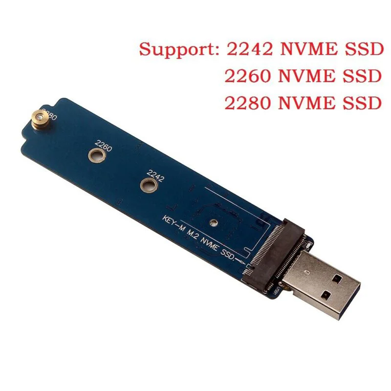 NVMe SSD к USB 3,0 адаптер конвертер PCIE M.2 2280 HDD SSD внешний диск часть