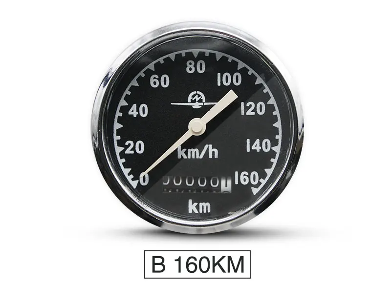 Alconstar-120 км/160 км мотоциклетный CJ-K750 Ретро Круглый спидометр для BMW R50 R1 R71 R12 для Урала M72 установка на фару