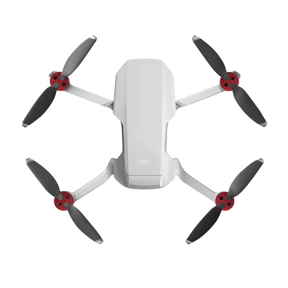 Buy 4Pcs/Set Aluminum alloy hood for waterproof motor protector Motor hood for DJI Mavic mini drone Motor Dustproof accessories