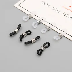 100 pcs Ear Hook Eyeglasses Spectacles Chain Glasses Retainer Ends Rope Sunglasses Cord Holder Strap Retainer End Loop Connector