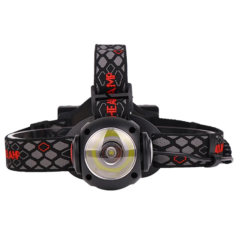 

Rechargeable head light lamp T6 COB LED Headlight Waterproof head light lamp Torch Flashlight head light lamp Use 2x18650 Batter