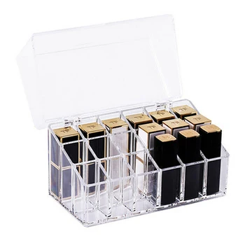 

Transparent 18 Grids Make Up Drawer Organizer Lipstick Storage Cosmetic Boxes C44
