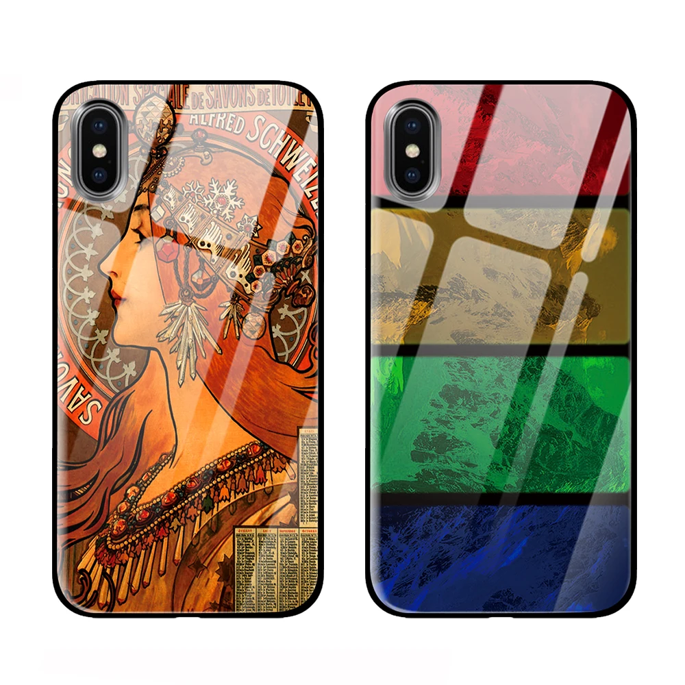 Классический логотип для закаленного стекла Marvel Роскошный чехол для iPhone 5 5S 6 6s 7 8 Plus X XS XR 11 Pro Max