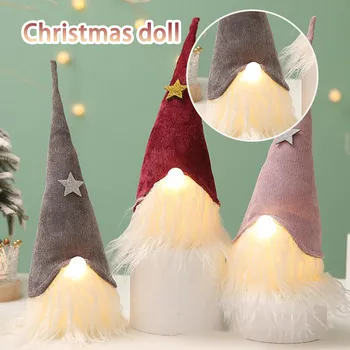 

New Year Toy Christmas Dolls Window Decorations Christmas Tree Ornaments Toy For Children Home Decor Innovative Santa Cloth Doll