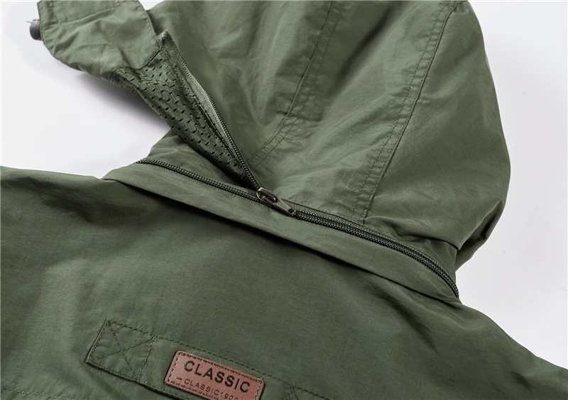 Куртка мужская с капюшоном Военная армейская тактическая мужская куртка-бомбер пальто весна осень Мульти Карманный пилот ветровка дропшиппинг