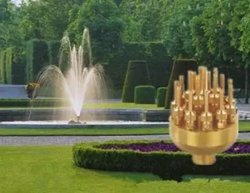 

CE 3 Layers 17 Sprinklers Brass Garden Pond Fountain Water Nozzle Spray Head