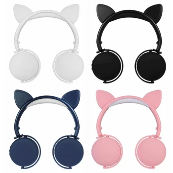 

Wireless head-mounted Cat Earphone Cute Student Child Bluetooth Headphone Portable Audio Video 360 Surround Sound Headphone
