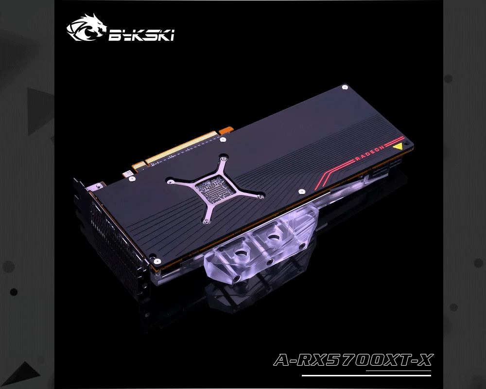 Bykski A-RX5700XT-X, полное покрытие видеокарты блок водяного охлаждения, для AMD founator Edition Radeon RX 5700 XT/RX 5700