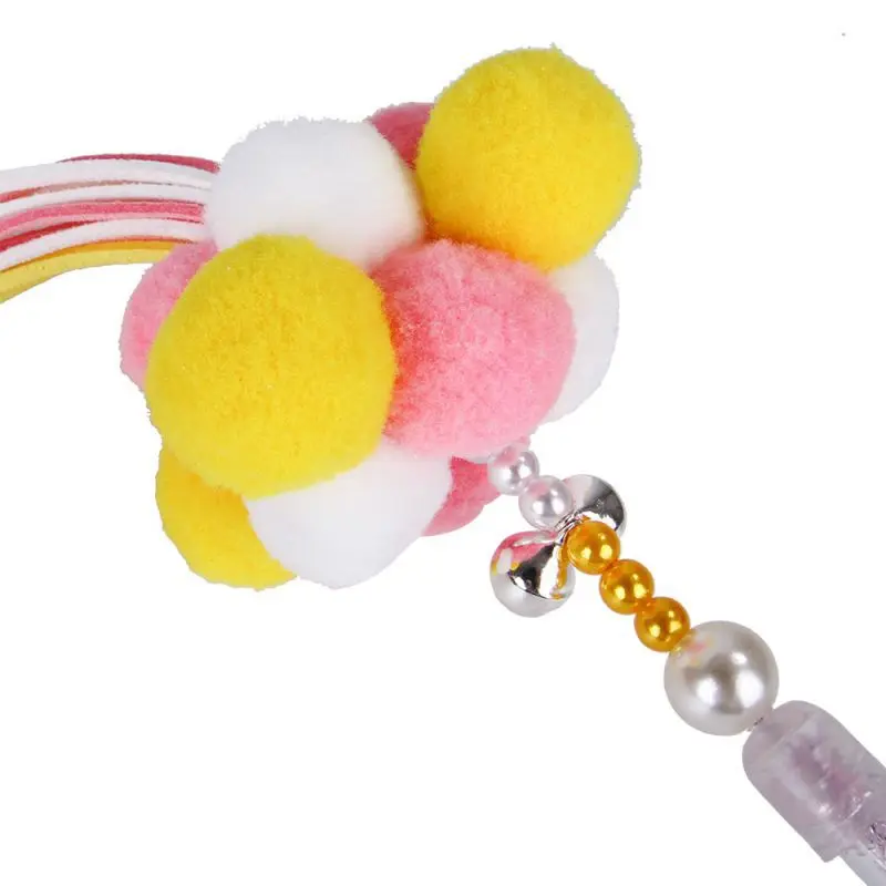 Горячие Красочные Премиум для домашнего животного игрушки перья ворсовая кошачья палочка интерактивные игрушки кошки игрушки из перьев продукция для питомцев
