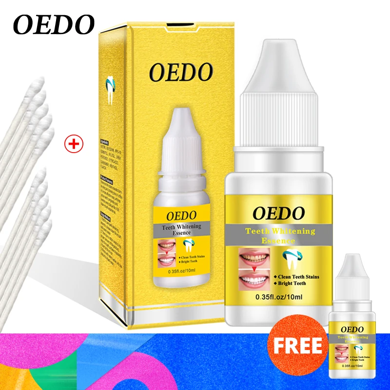 OEDO отбеливающая эссенция для зубов Гигиена полости рта Чистка пятен отбеливание