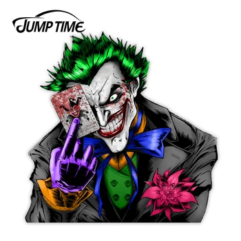 

Jump Time For Smiling Joker Fine Decal GTR Decoration Vinyl Decal Sticker Car Assessoires 3D Car Stickers