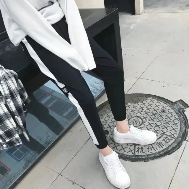 

Autumn Pants MEN'S Ninth Pants Korean-style Trend Athletic Pants Thin Skinny Harem Pants Ankle Banded Pants Slim Fit Casual Pant