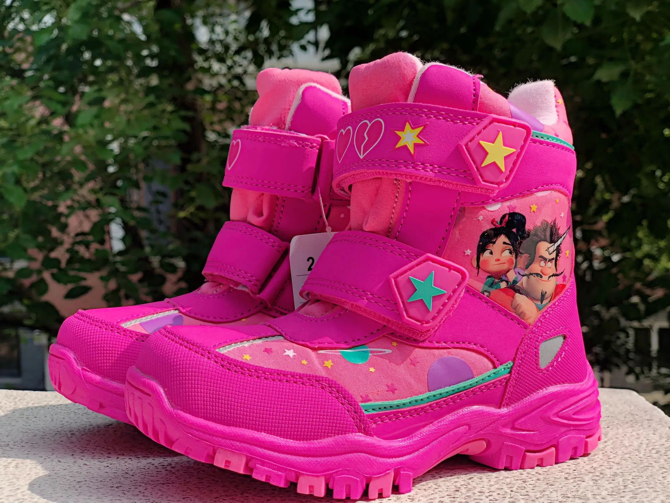 

Grils Snow Boots For Winter -25~-30 Degrees Female Children Shoes With Wool Waterproof Non-slip Warmth For Baby Kids Size 25-30