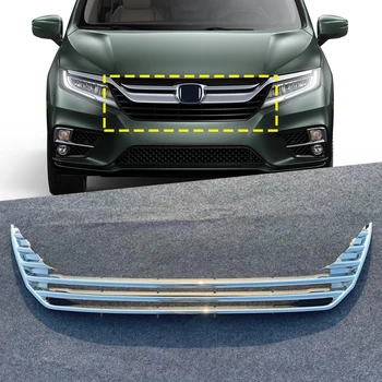 

For Honda Odyssey 2018 2019 2020 Car Accessories Front Center Grille Protector Cover Trim Car Styling