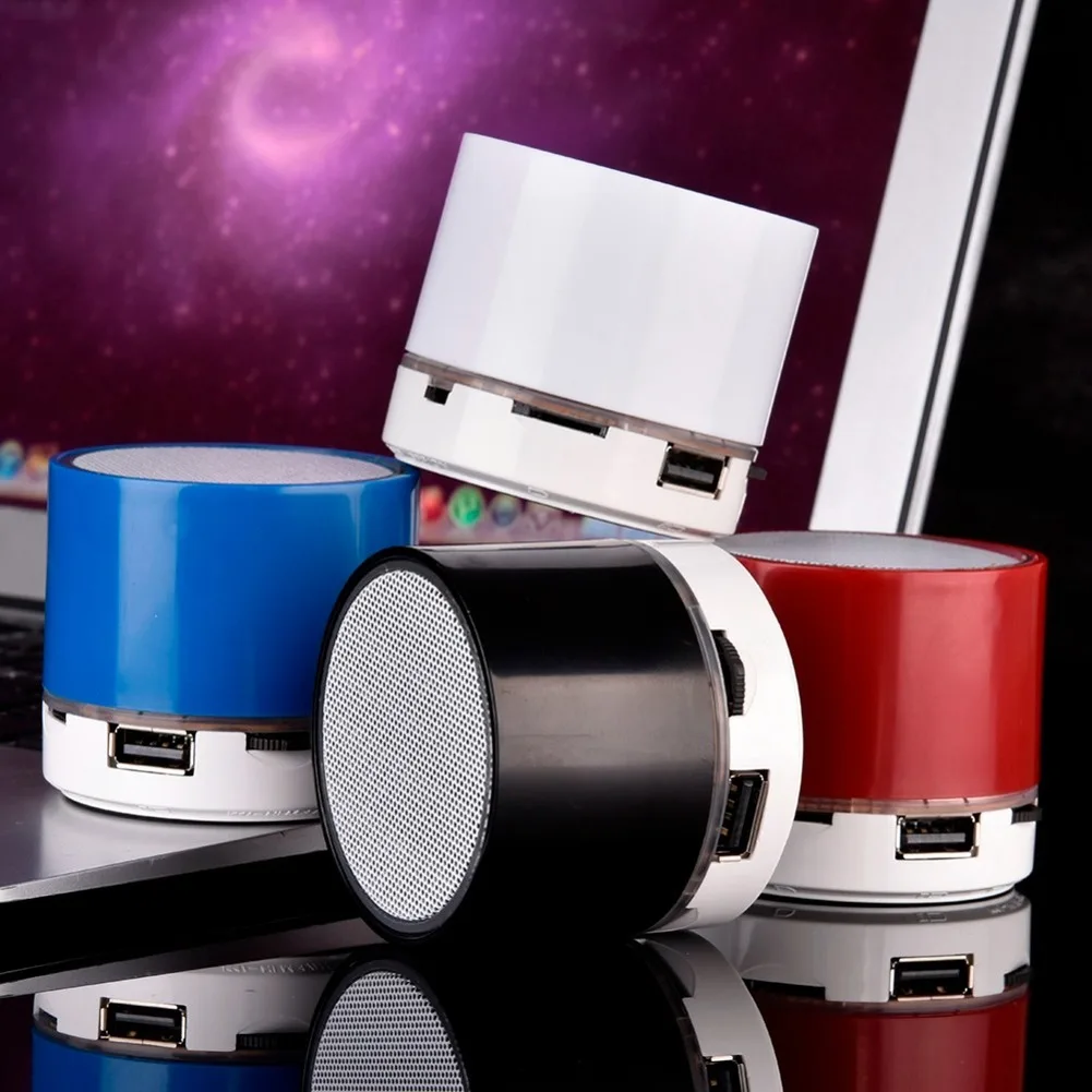 S10 Mini Altavoz Bluetooth altavoz alto en estéreo apoyo U disco TF tarjeta de teléfono móvil reproductor de música inalámbrico al aire libre barra de sonido
