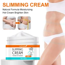 Slimming Cream Weight Loss Fat Burner Cream Natural Formula Moisturizing Hot Cream Brighten Skin Fat Reduction Massage Cream