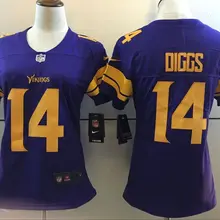 Женская майка из Миннесоты s Teddy Bridgewater Stefon Diggs Harrison Smith Adrian Peterson Anthony Barr Sam Bradford