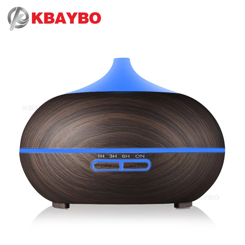 

300ml Wood Grain Ultrasonic Aroma Cool Mist HumidifierEssential Oil Diffuser for Office Bedroom Baby Room Study Yoga Spa