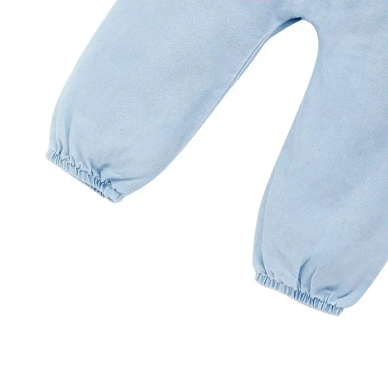 От 0 до 2 лет, весенне-осенняя теплая одежда для девочек боди с длинными рукавами и принтом подсолнуха для девочек+ синие джинсы, комплект для малышей, новинка