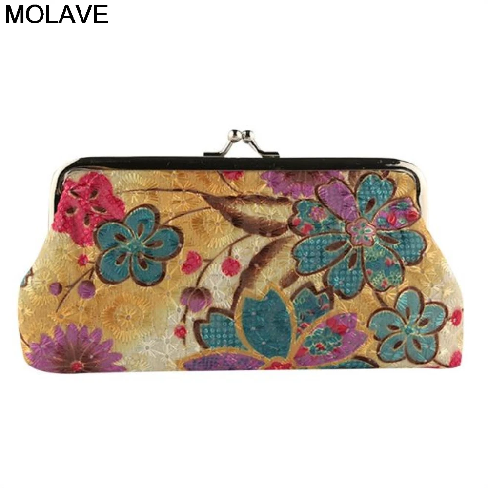 Coin Purse Women Wallet Retro Vintage Flower Small Hasp Clutch Gift coin purse women wallet coin wallet