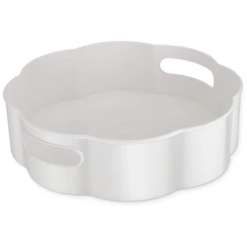 

Rotating Storage Tray Turntable Organizer Container Holder for Kitchen Pantry Office Bathroom Vanity Countertop Cabinet
