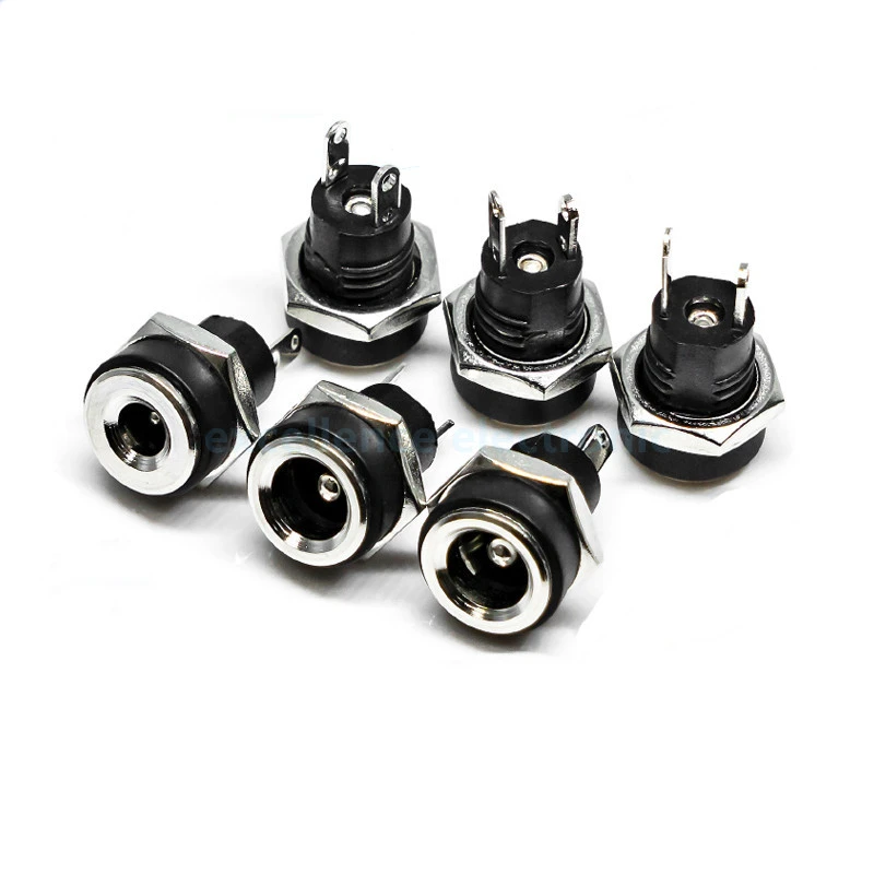 5X CONECTOR JACK DC Power DC-022 HEMBRA 5,5X2,1MM MONTAJE SUPERFICIE REF515 EUR 2,48 - ES