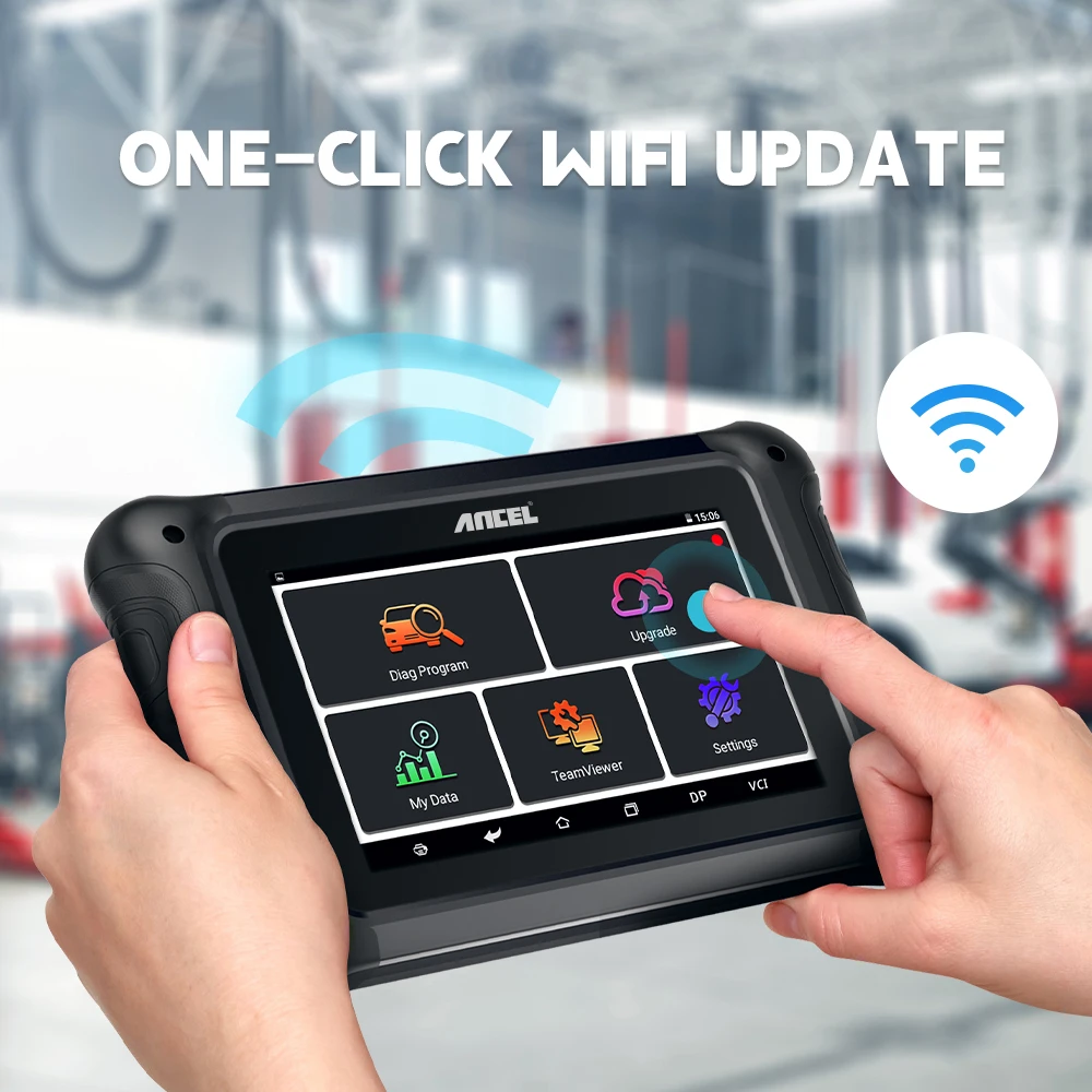 ANCEL DP500 OBD2 Auto-Kalibrierungswerkzeug Korrektur-Schlüsselprogramm Wegfahrsperre Öl EPB D.PF 11 Reset OBD 2 Diagnosegerät – Detail 6