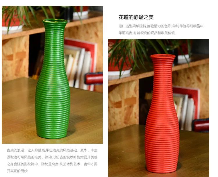 Декоративная керамическая ваза для творчества, декоративная керамика, цветочный горшок, ваза для украшения интерьера