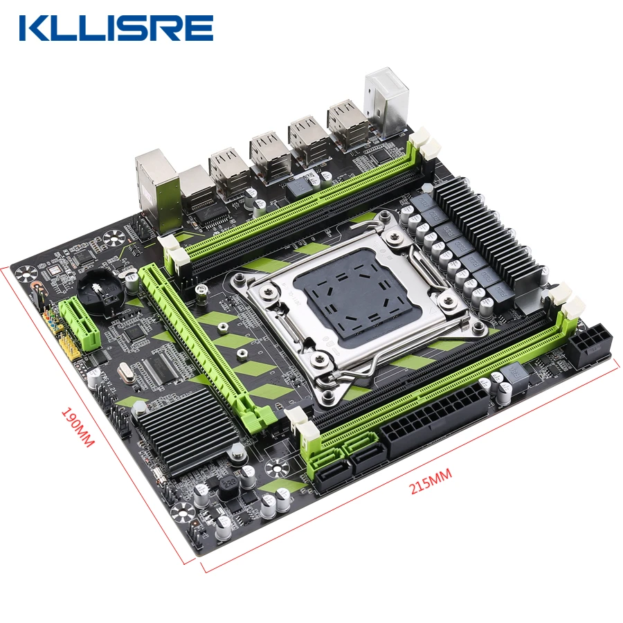 Kllisre X79 X79G материнская плата набор с LGA2011 combos Xeon E5 2620 CPU 2шт x 4 Гб памяти DDR3 ECC RAM